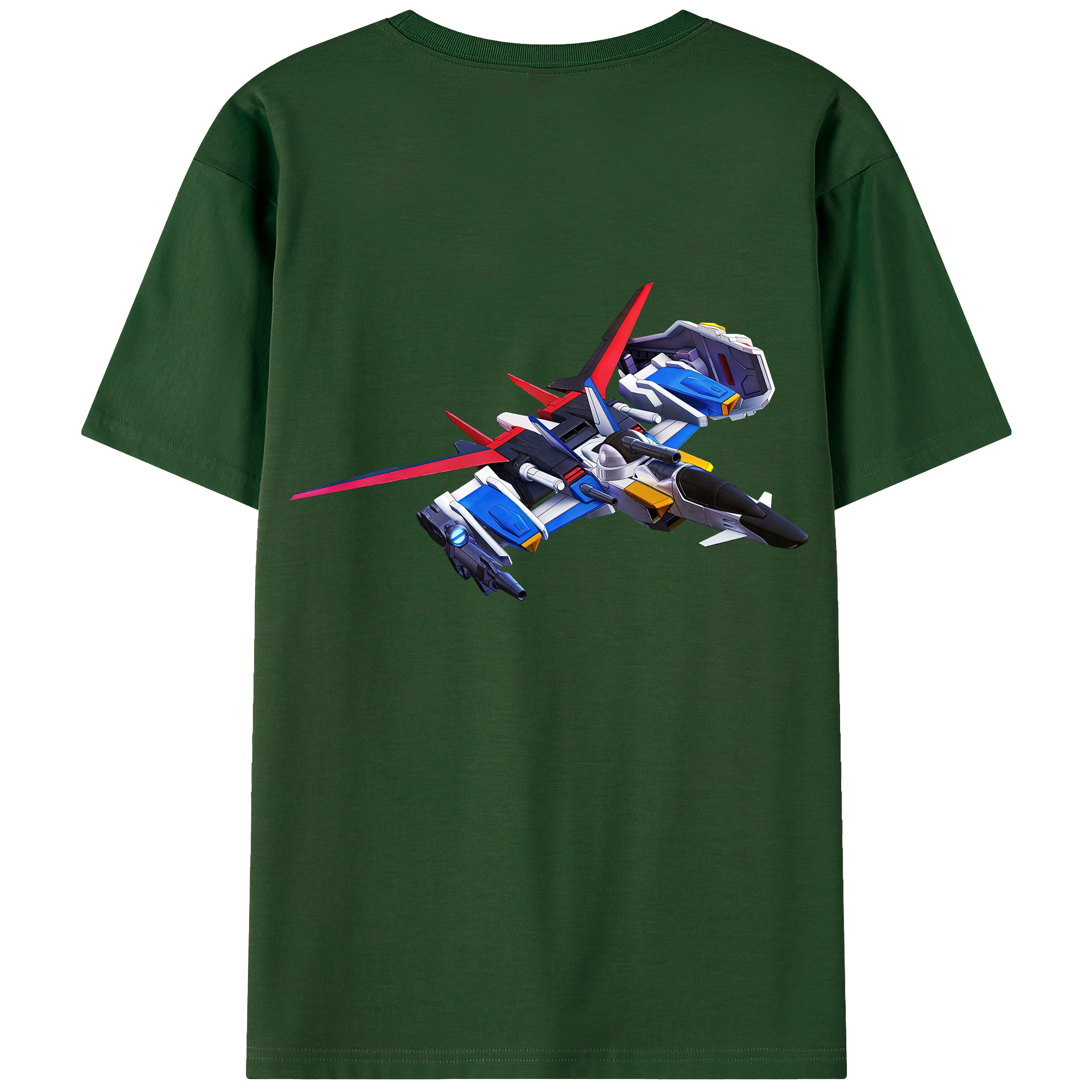（画像用） 機動戦士ガンダム Mobile Suit Gundam 綿100％半袖Tシャツ（背面プリント）